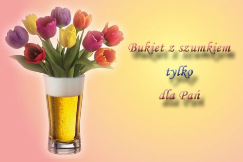 Bukiet z szumkiem tylko dla Pań